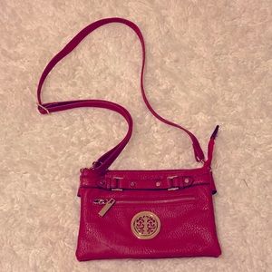 Small Red Over the Shoulder Purse or Clutch